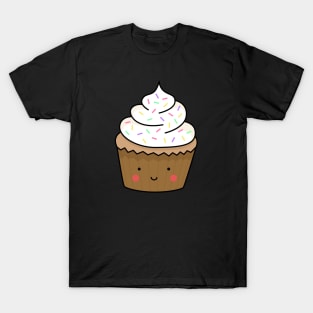 Kawaii Cupcake with Sprinkles T-Shirt